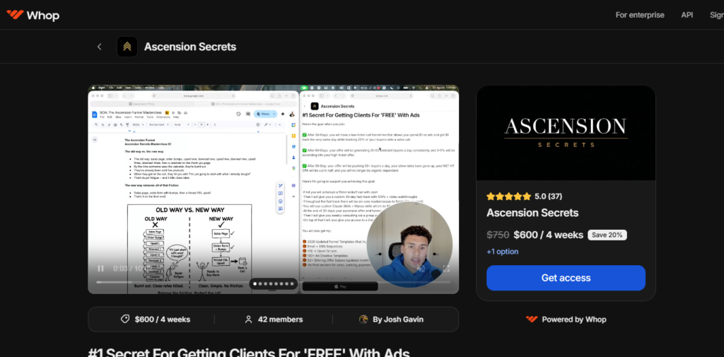 Josh Gavin – Ascension Secrets (Latest 2026  July Update)